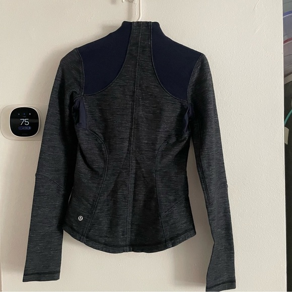 lululemon athletica Jackets & Blazers - Lululemon Navy blue denim Jacket size 4